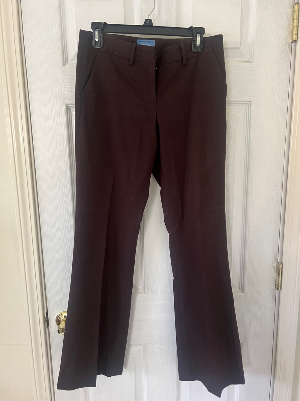 Simply Vera Vera Wang Dark Brown Women's Dress Pants